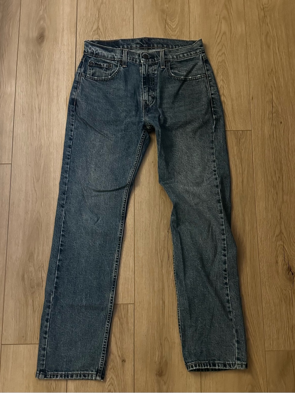 Levi's Men's Dark Blue Straight Jeans